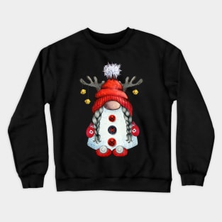 hangin with my preschool gnomies, christmas gnomes Crewneck Sweatshirt